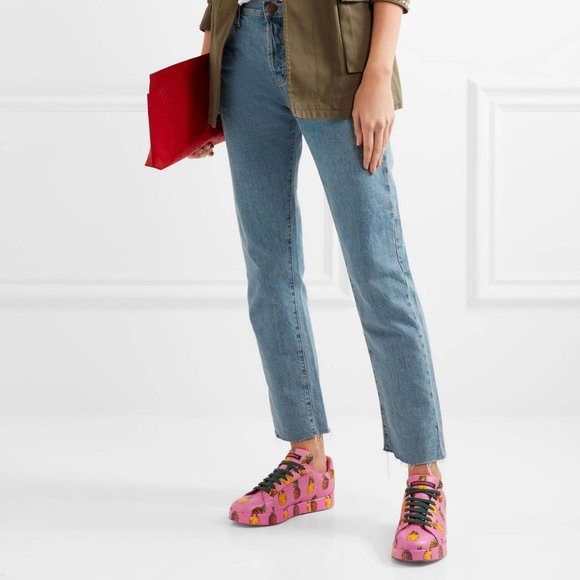 🍍 New Dolce & Gabbana pink Pineapple sneakers 39/8 - Picture 9 of 9
